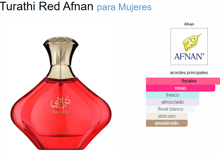 AFNAN TURATHI RED WOMEN  3.0 EDP SP