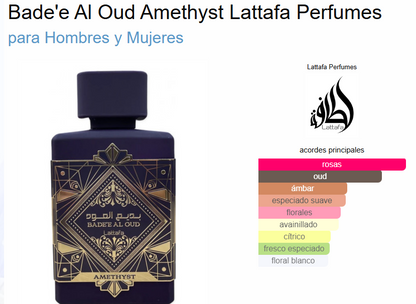 LATTAFA BADEE AL OUD AMETHYST WOMEN 3.4 OZ. EDP SP