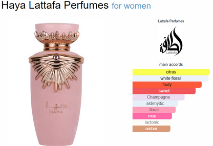 LATTAFA HAYA WOMEN 3.4 OZ. EDP SP