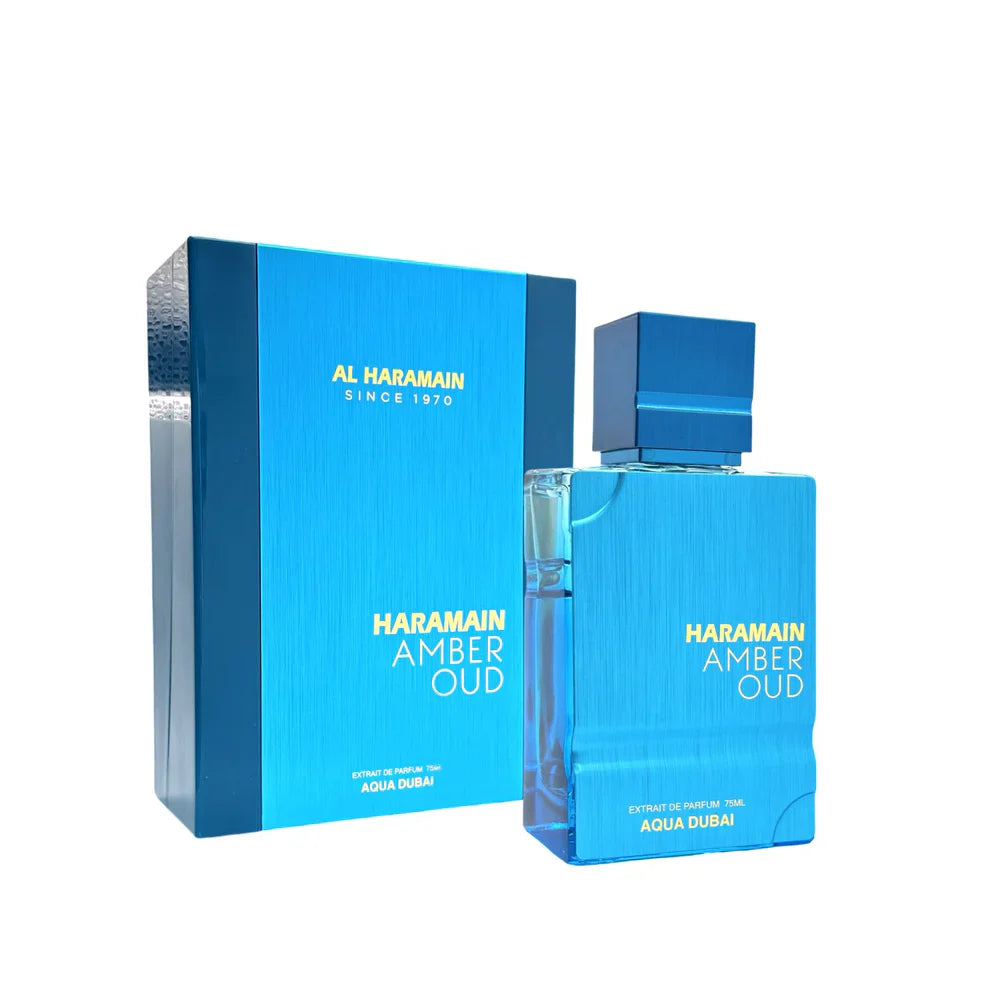 AL HARAMAIN AMBER OUD AQUA DUBAI UNISEX  2.5 OZ EXTRAIT DE PARFUM