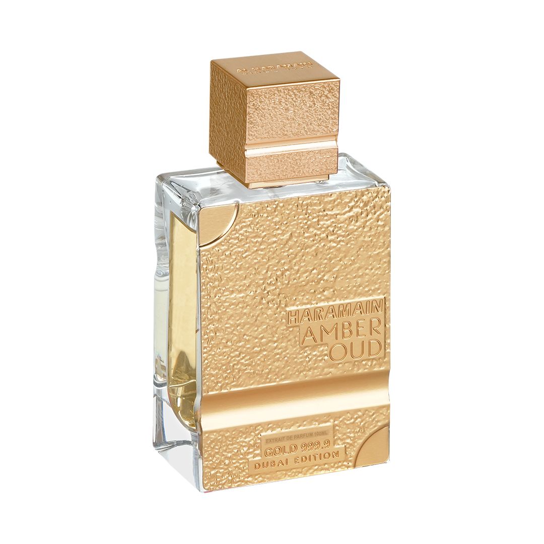 AL HARAMAIN AMBER OUD GOLD 999.9 DUBAI EDITION 3.4 OZ EXTRAIT DE PARFUM+ REFILLABLE ATOMISER