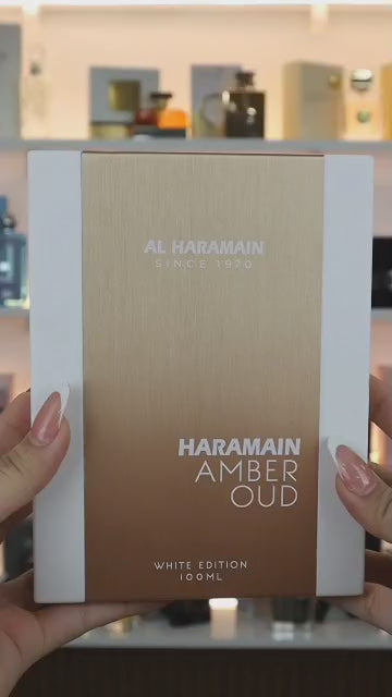 AL HARAMAIN AMBER OUD WHITE EDITION UNISEX 3.4 OZ. EDP