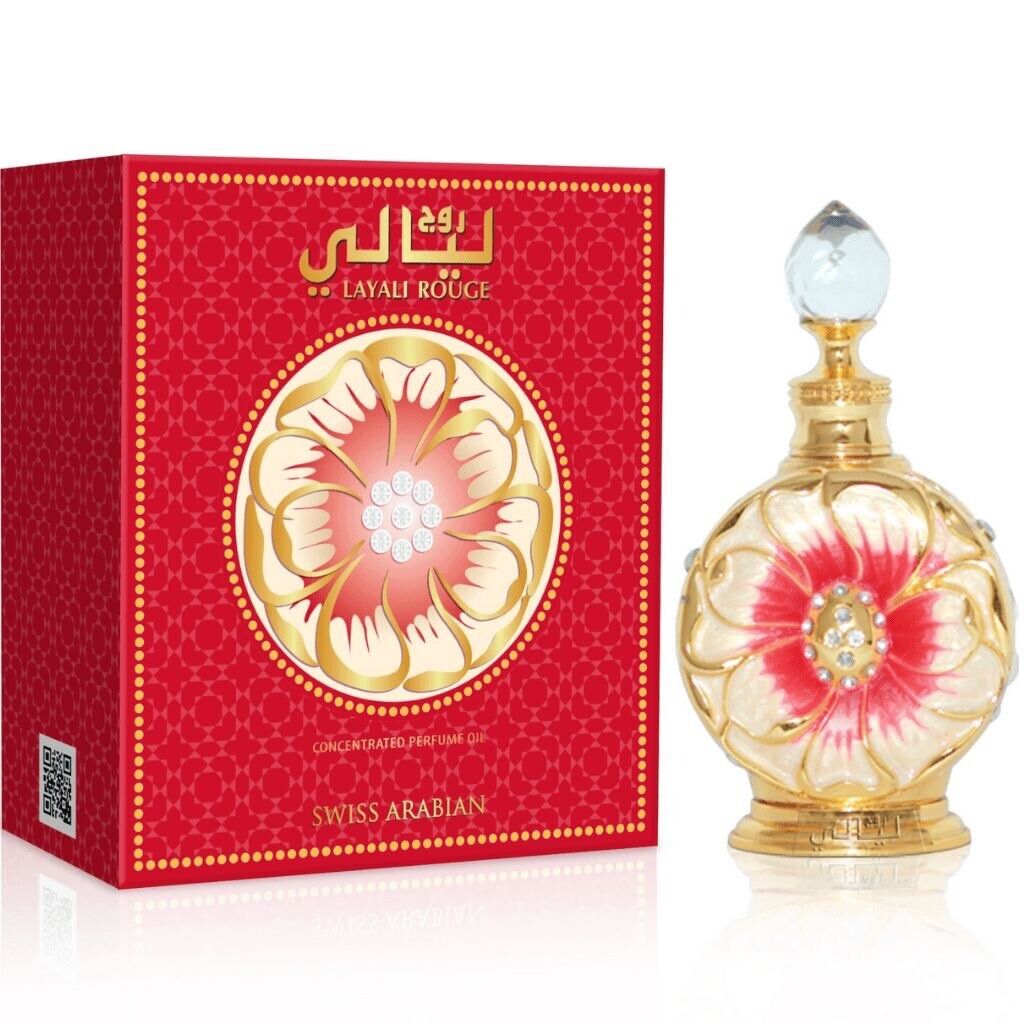 SWISS ARABIAN LAYALI ROGUE CONCENTRATED PERFUME OIL WOMEN 0.50 OZ